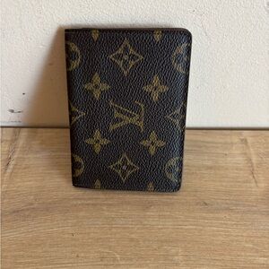 Authentic Louis Vuitton id holder monogram